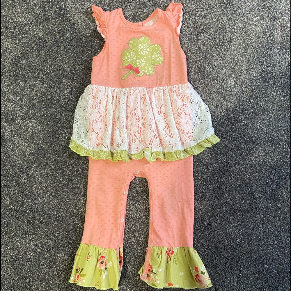 Shamrock romper 2T